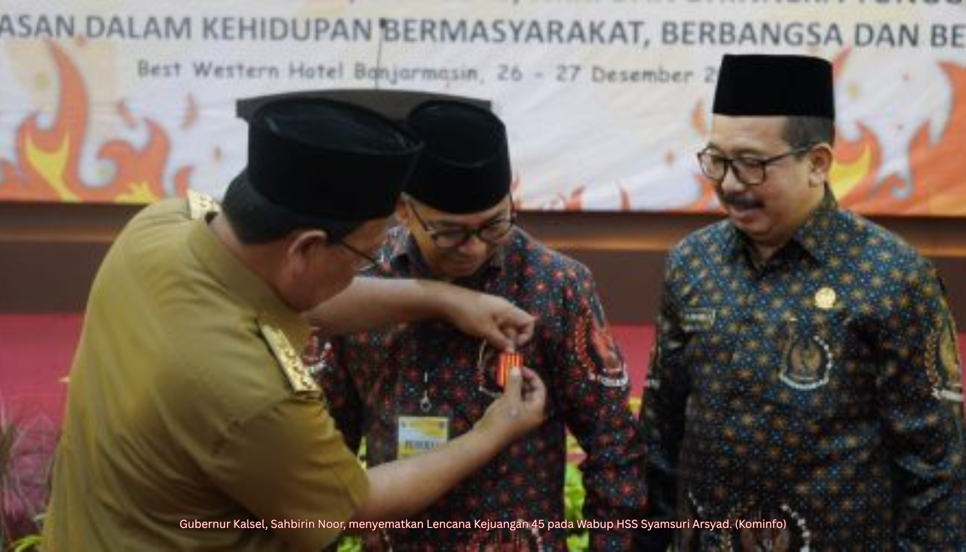 Wabup Syamsuri Mendapat Penghargaan dari DHN 45 Pusat
